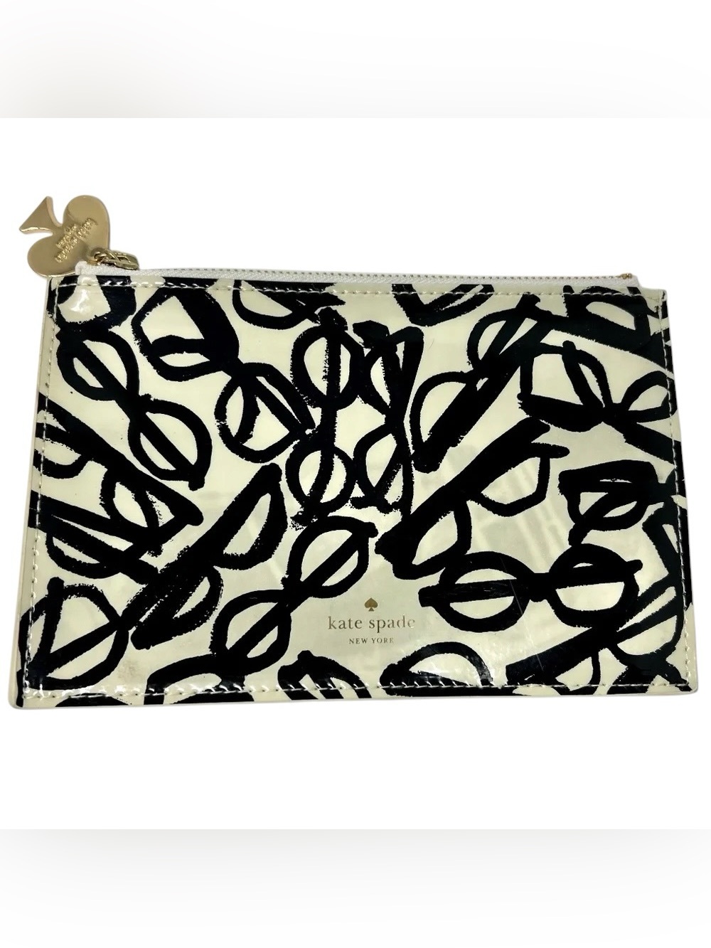 Kate Spade New York 2013 "Literary Glasses" Pencil Pouch NWOT